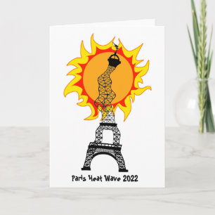 Paris Heat Wave 2022 Card Karte