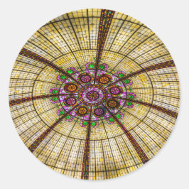 Paris Hotel Ceila in Las Vegas Runder Aufkleber