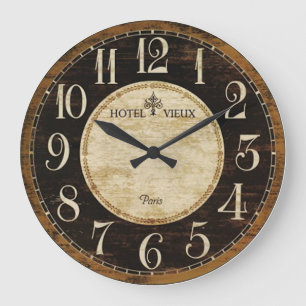 Paris Hotel Clock Große Wanduhr