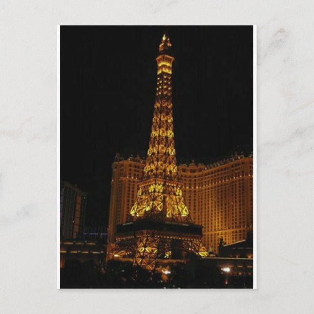 Paris Hotel Vegas Postkarte (Vorderseite)