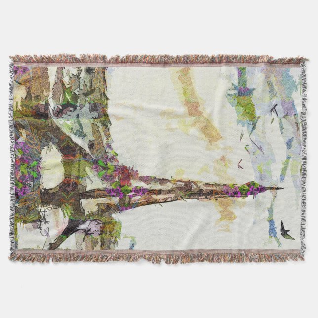 Paris im Frühjahr Eiffelturm Frankreich Blanket Decke (Vorderseite)