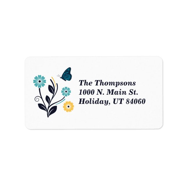 Paris im Frühjahr / Mailing Labels Adressaufkleber (Vorne)