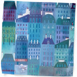 Paris im Frühling Moderne Stadtbild Malerei Halstuch<br><div class="desc">Gemälde auf der Grundlage von Paris im Frühjahr,  ideal für Frankophile und diejenigen,  die Liebe,  nach Frankreich zu reisen.</div>