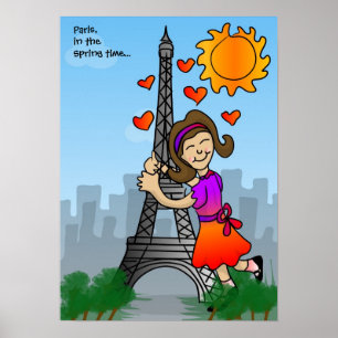 Paris, im Frühling... Poster
