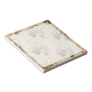 Paris in Brun Notizblock