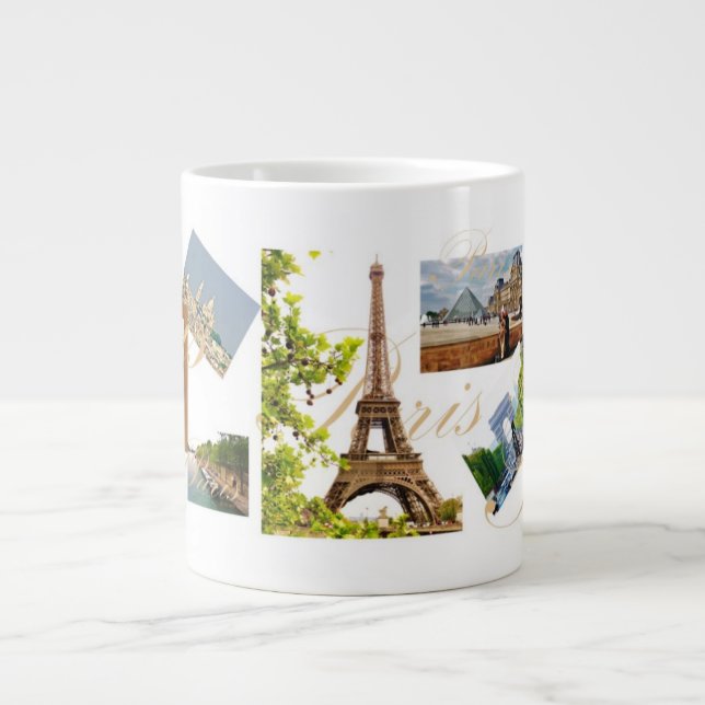 Paris in der Frühlingszeit - Tasse - große 20 Unze (Vorderseite)