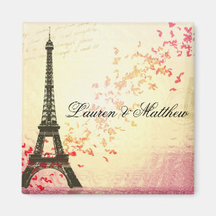 Paris in der Liebe - Eiffel-Turm Magnet
