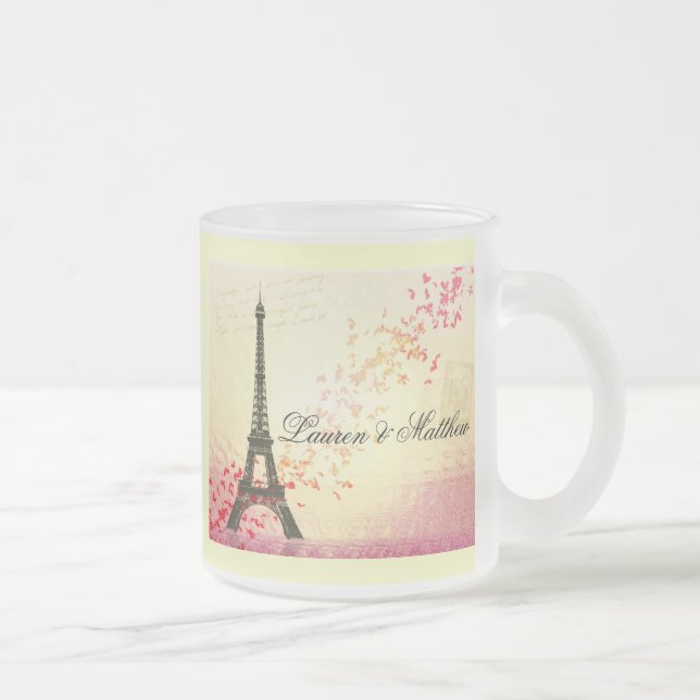 Paris in der Liebe - Eiffel-Turm Mattglastasse (Rechts)