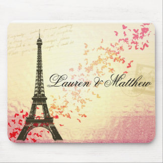 Paris in der Liebe - Eiffel-Turm Mousepad
