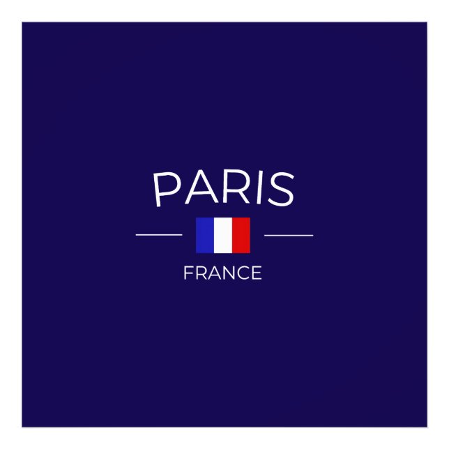 Paris in Frankreich Fotodruck (Vorne)