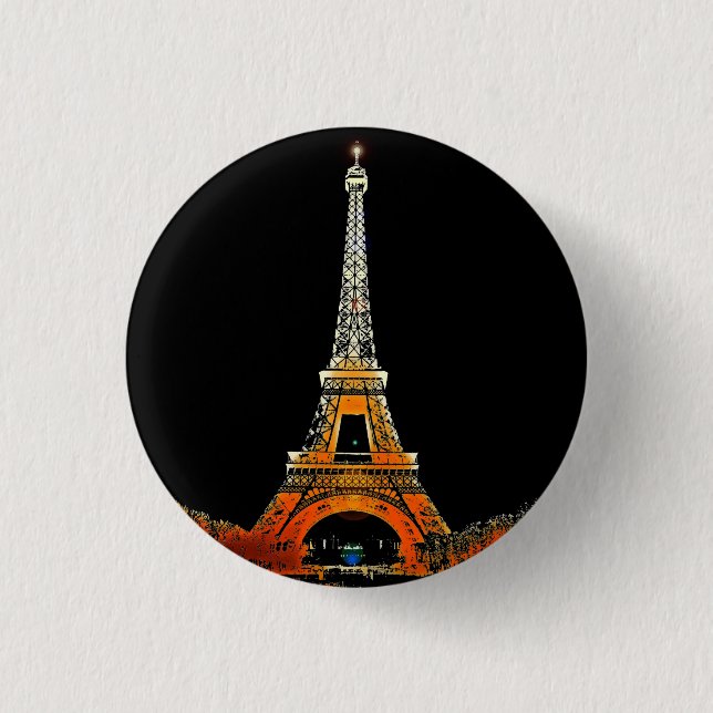Paris in jedem Augenblick: Reisetaste des Eiffeltu Button (Vorderseite)