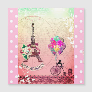 Paris Inspirierte Magnetkarte