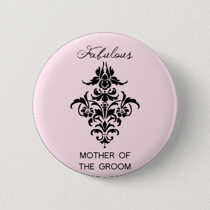 Paris inspirierte Mutter des Bräutigam-Knopfes Button