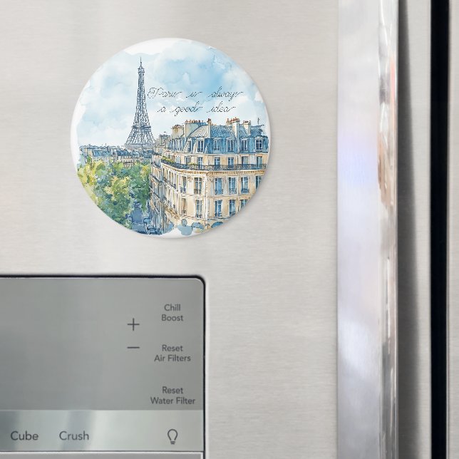 Paris is Always A Good Idea Passport Magnet (In Situ (Kühlschrank))