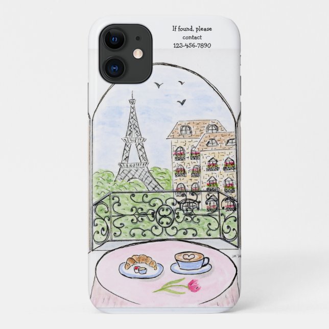 Paris ist eine gute Idee Case-Mate iPhone Hülle (Rückseite)