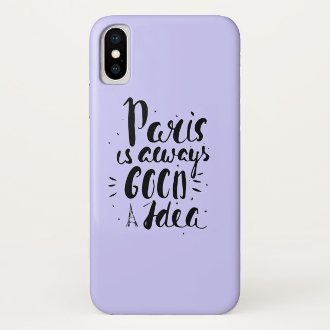 Paris ist immer eine gute Idee Case-Mate iPhone Hülle (Rückseite)
