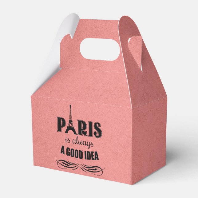 Paris ist immer eine gute Idee Geschenkschachtel (Rückseite)