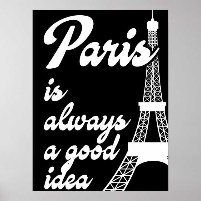 Paris ist immer eine gute Idee Poster (Vorne)