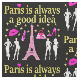 PARIS IST IMMER EINE GUTE IDEE STOFF