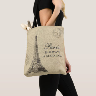 Paris ist immer eine gute Idee Zitat Vintage Stadt