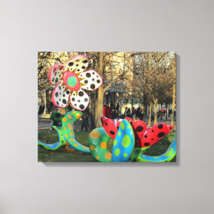 Paris - Jardin de Tuilleries Leinwanddruck