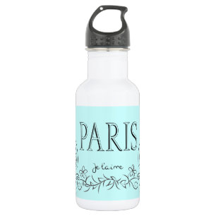 PARIS Je t'aime (ich liebe dich) Trinkflasche