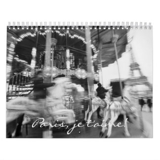 Paris, je t'aime! kalender