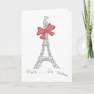 Paris... Je t'aime Karte