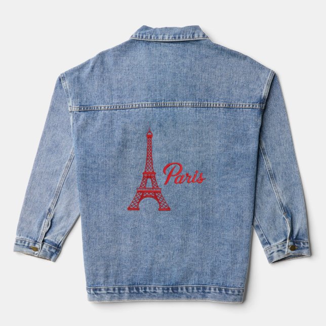 Paris Jeansjacke (Rückseite)