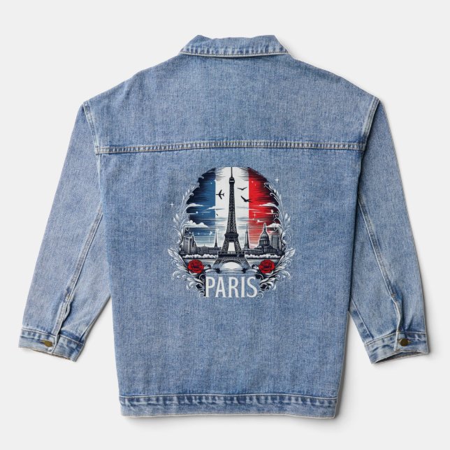Paris Jeansjacke (Rückseite)
