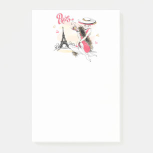 Paris & Kaffee Post-it Klebezettel