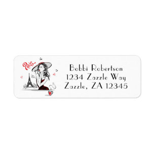 Paris & Kaffee, rotes Label