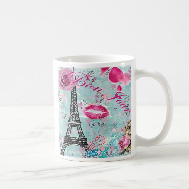 Paris-Kaffee-Tasse Tasse (Rechts)