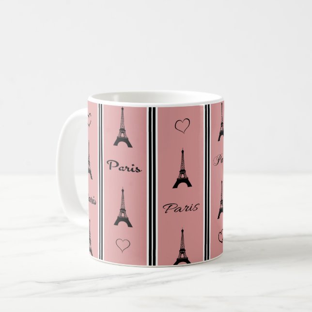 Paris Kaffeetasse (Vorderseite Links)