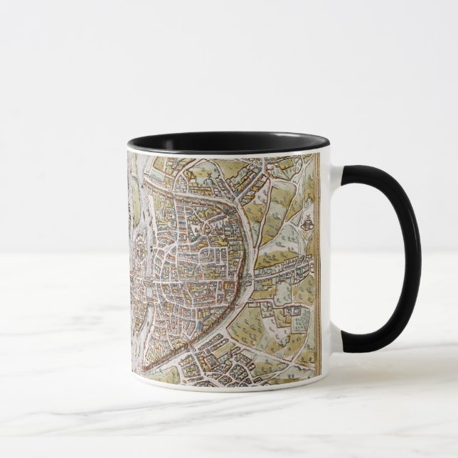 PARIS-KARTE, 1581 TASSE (Rechts)
