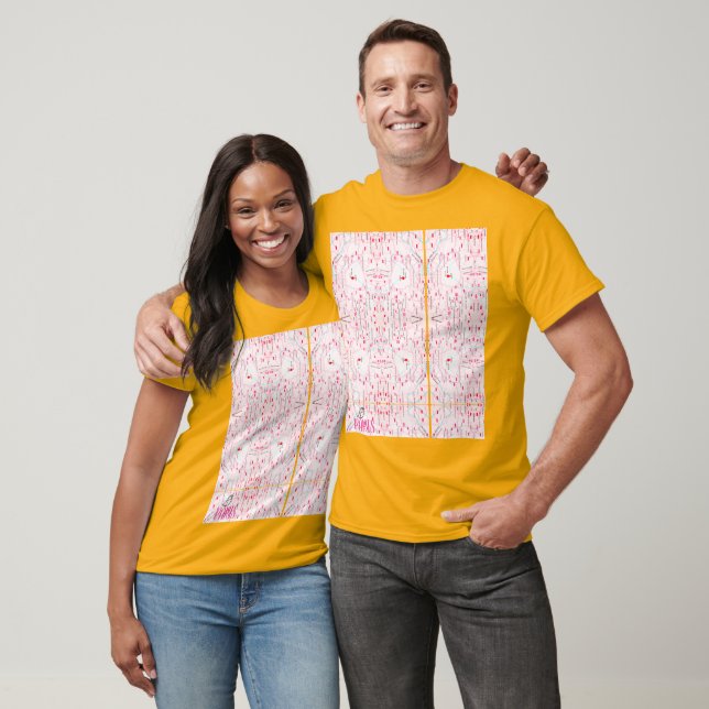 PARIS-KARTE-T-SHIRT T-Shirt (Unisex)