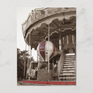 Paris Karussell Postkarte