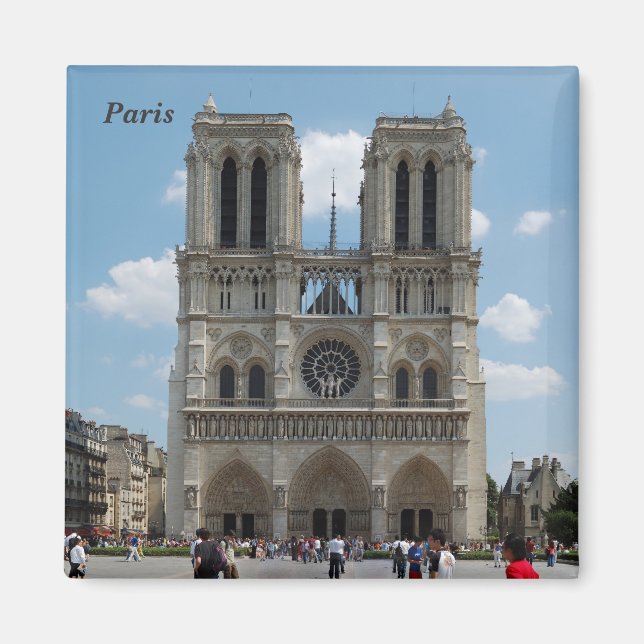 Paris - Kathh � Kathedrale - Magnet (Vorne)