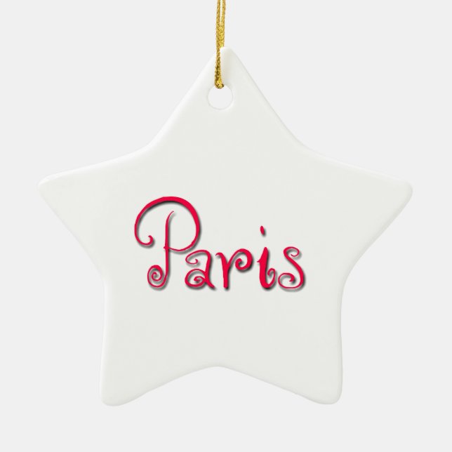 Paris Keramikornament (Vorne)