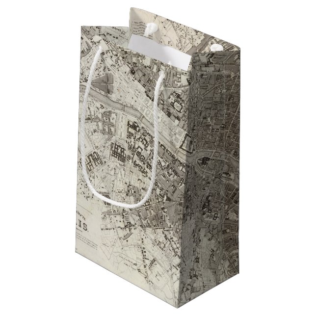 Paris Kleine Geschenktüte (Rückseite Schrägansicht)