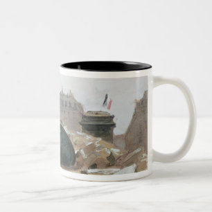 Paris-Kommune Zweifarbige Tasse