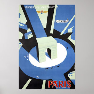 Paris Kunst Französischer Druck Frankreich Reisepl Poster