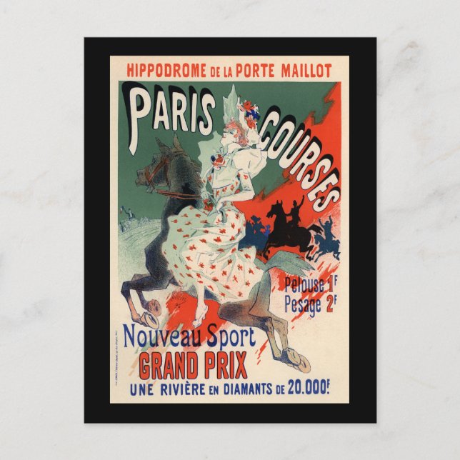 Paris-Kurse Postkarte (Vorderseite)