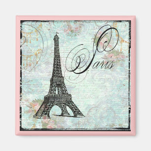 Paris La Tour Eiffel Französisches Design Magnet
