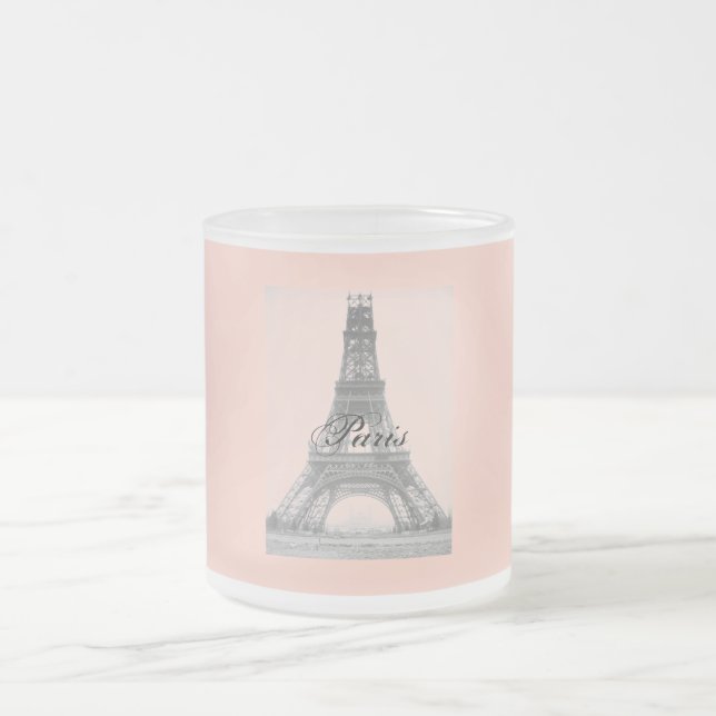 Paris – La Tour Eiffel pastel Eifelturm Mattglastasse (Mittel)