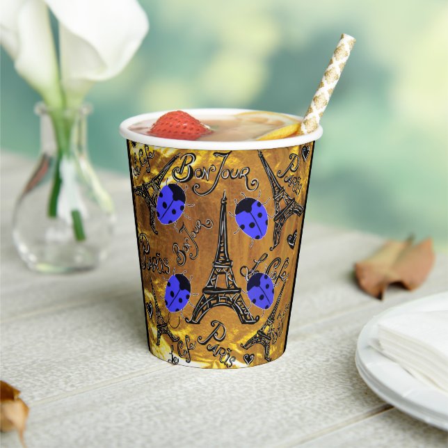 PARIS LADYBUGS PAPPBECHER (In Situ)