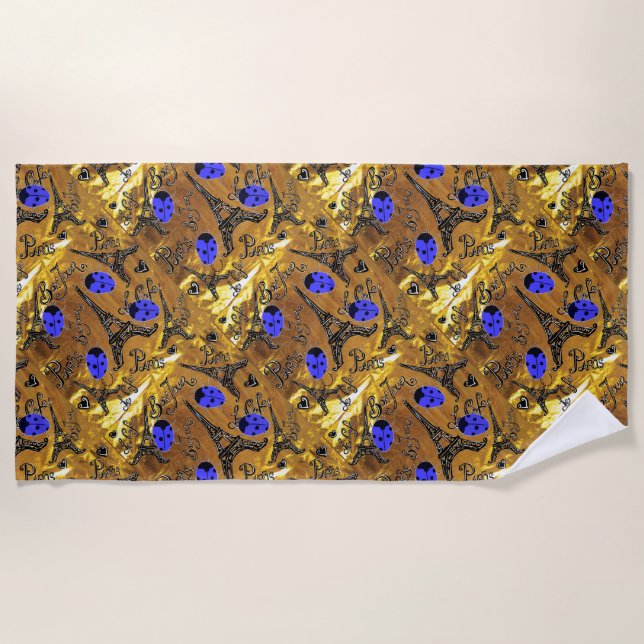 PARIS LADYBUGS STRANDTUCH (Vorderseite)