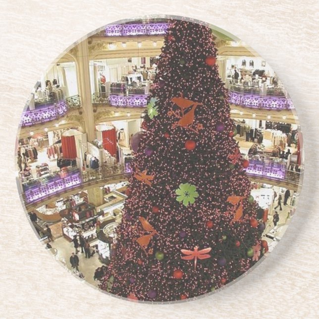 Paris Lafayette Christmas Tree Coaster Untersetzer (Vorne)