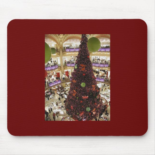 Paris Lafayette Christmas Tree Mousepad (Vorne)