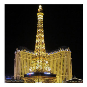 Paris Las Vegas Hotel print Poster
